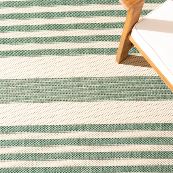 Beachcrest Home Aiken Beige/Green Indoor/Outdoor Rug & Reviews Wayfair